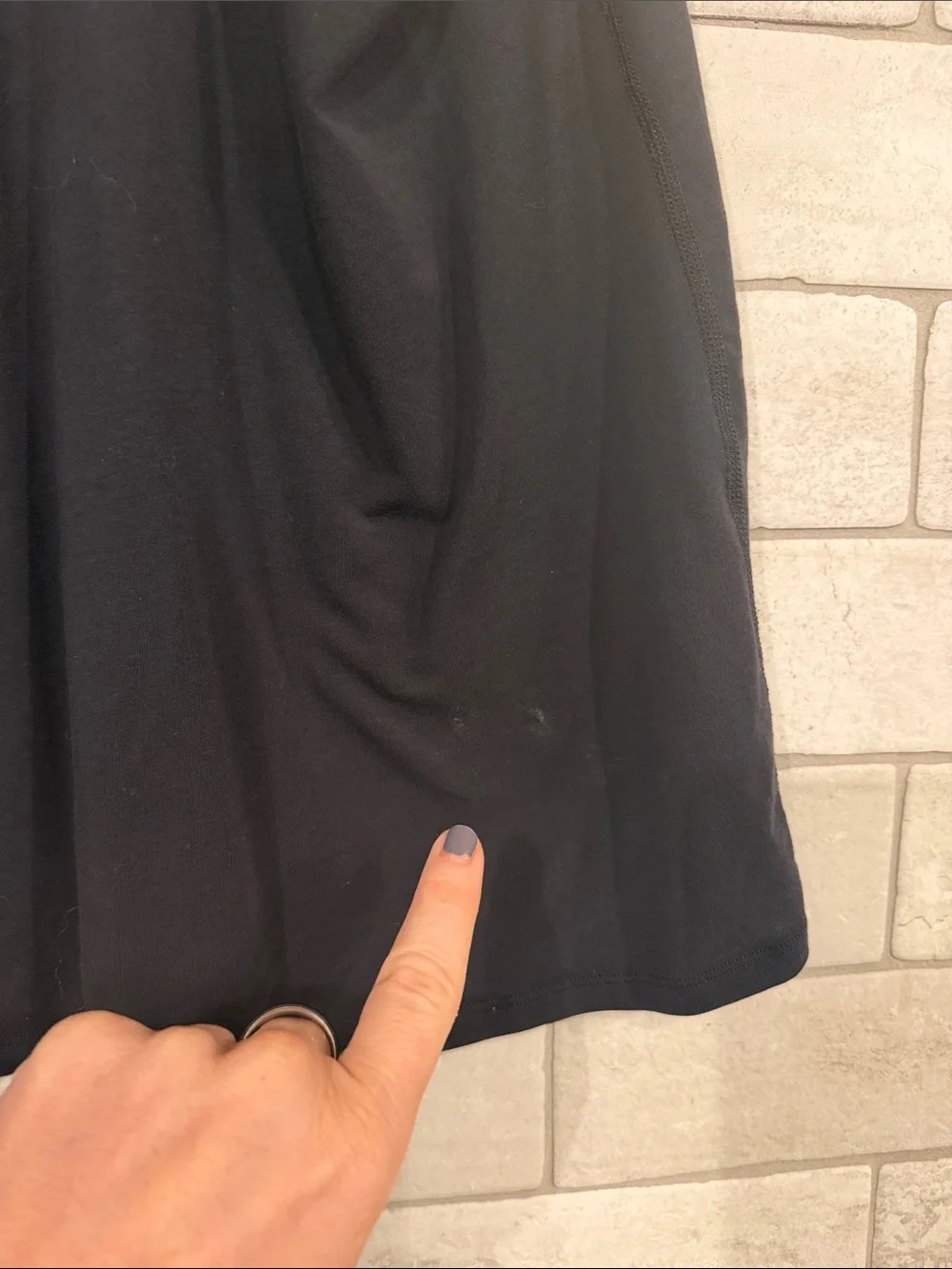 lululemon athletica Black Racerback Flow Tank